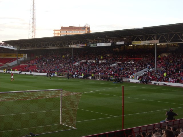 The Main Stand During the Match